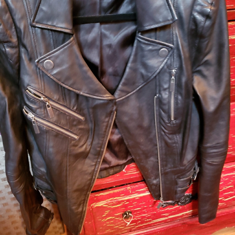 Leather jacket